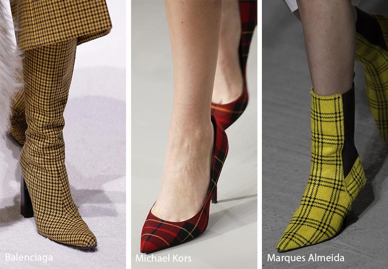 Fall/ Winter 2018-2019 Shoe Trends: Plaid Shoes & Boots