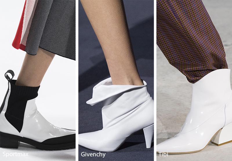 Fall/ Winter 2018-2019 Shoe Trends: White Ankle Boots