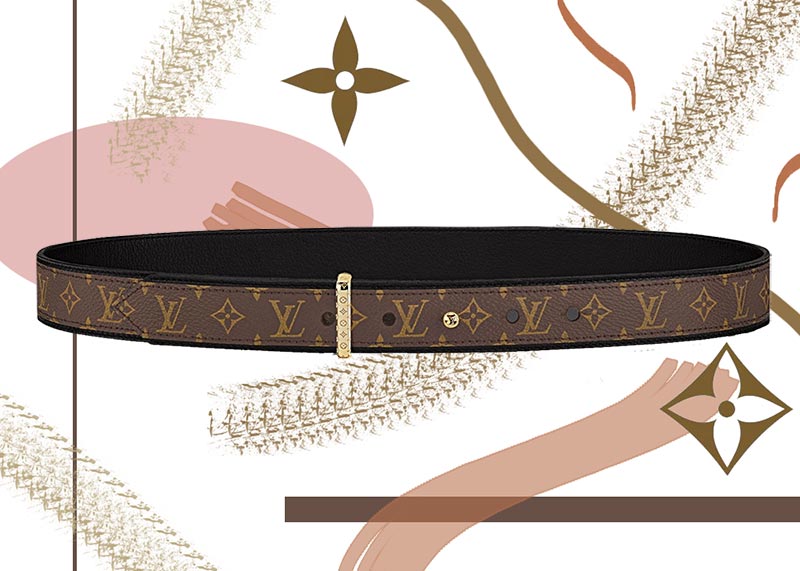 Best Louis Vuitton Belts for Women: LV Monoglam Belt