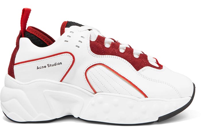On-Trend Dad/ Chunky Ugly Sneakers for Women: Acne Studios Manhattan Sneakers
