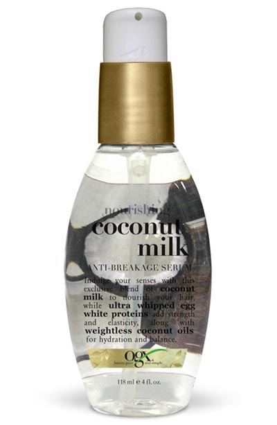 Best Hair Serums to Buy Now: OGX Nourishing Coconut Milk Anti-Breakage Serum