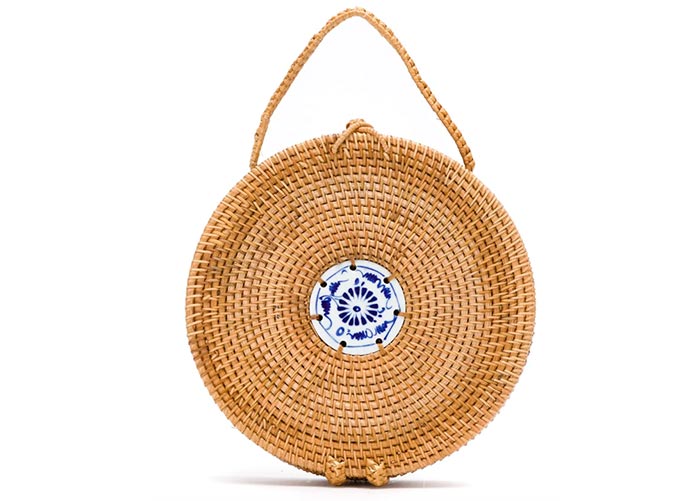Best Straw Bags for Summer: Olympiah Circle Straw Bag
