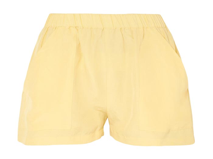 Best Tailored Short Shorts for Women: Matin Yellow Shorts