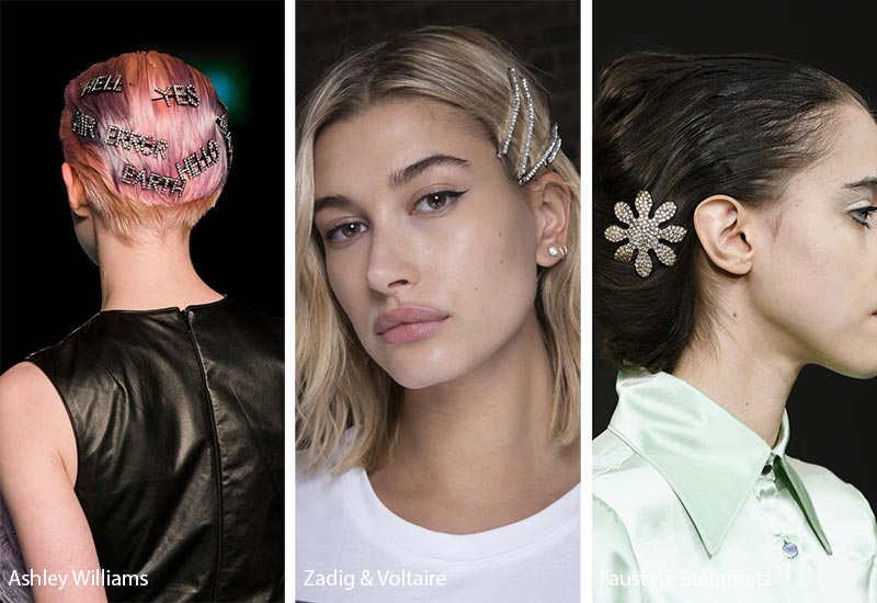 Fall/ Winter 2018-2019 Hair Accessory Trends: Crystal Barrettes & Hair Slides