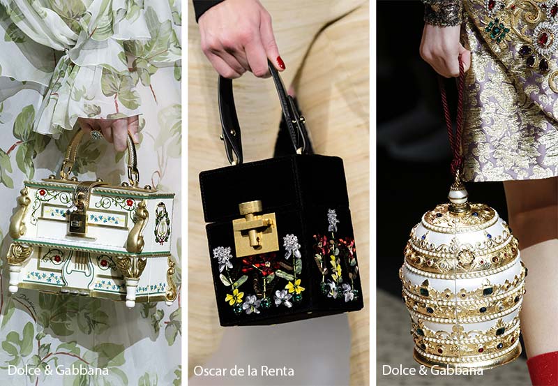 Fall/ Winter 2018-2019 Handbag Trends: Antique Jewel Box Bags & Purses