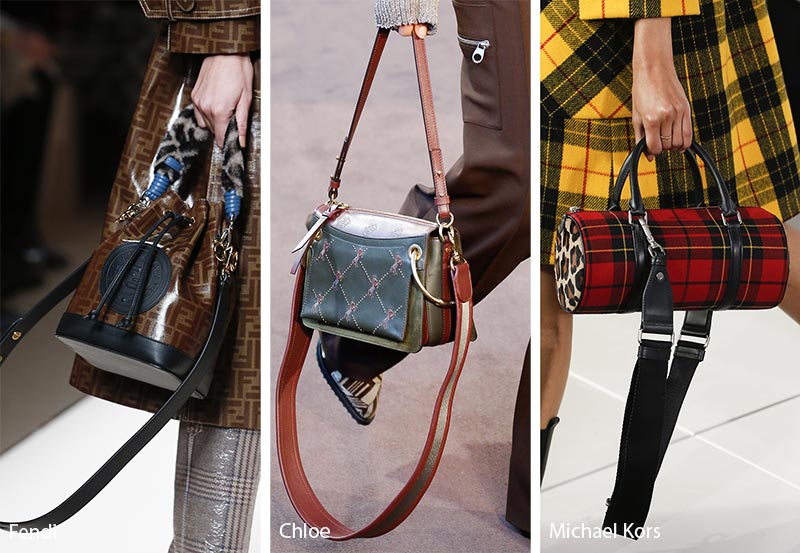 Fall/ Winter 2018-2019 Handbag Trends: Bags & Purses with Dangling Leather Straps
