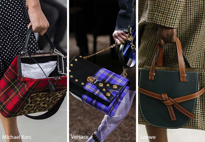 Fall/ Winter 2018-2019 Handbag Trends: Tartan Bags & Purses 