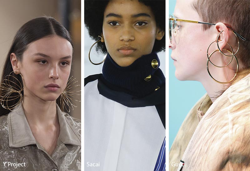 Fall/ Winter 2018-2019 Jewelry Trends: Hoop Earrings