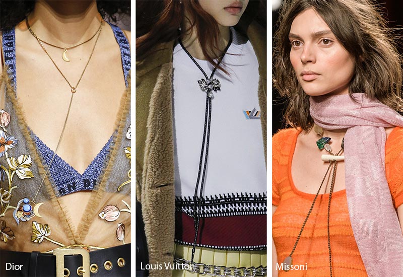 Fall/ Winter 2018-2019 Jewelry Trends: Skinny Chain Necklaces