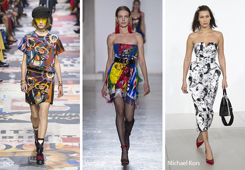 Fall/ Winter 2018-2019 Print Trends: Abstract Art Patterns