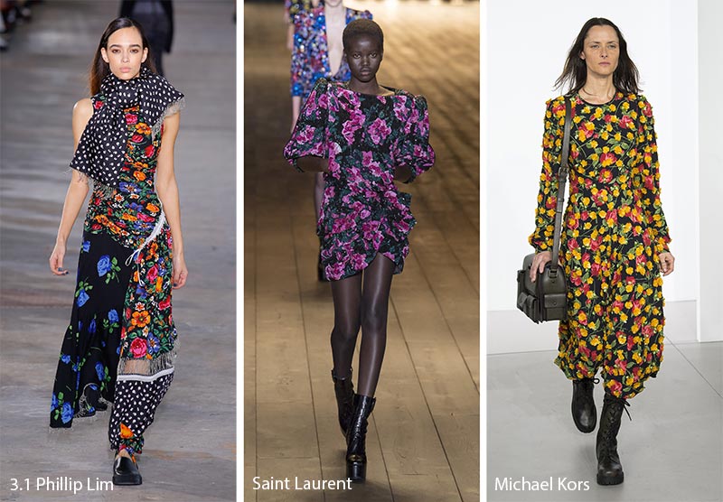 Fall/ Winter 2018-2019 Print Trends: Floral Patterns