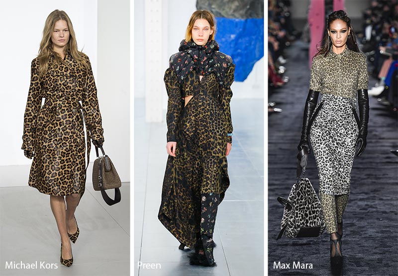 Fall/ Winter 2018-2019 Print Trends: Leopard Patterns