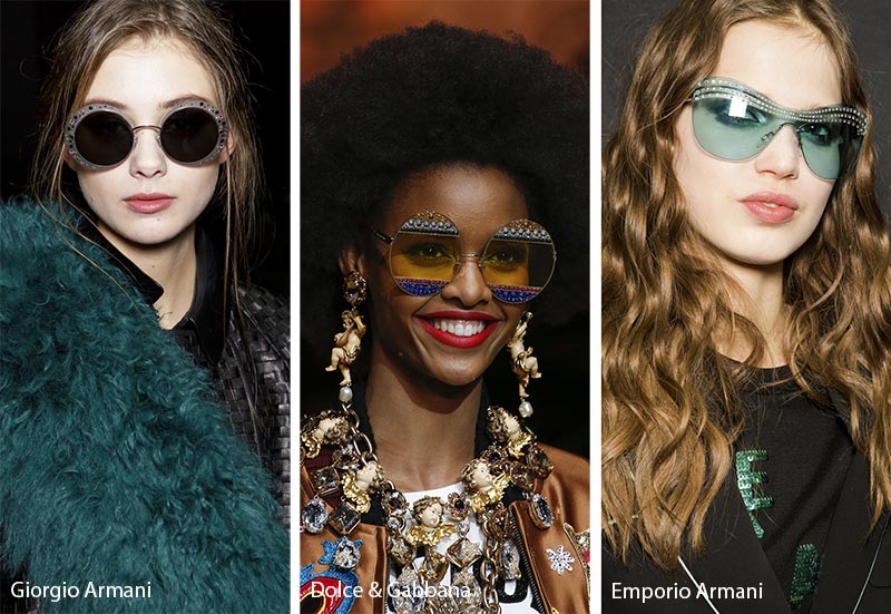 Fall/ Winter 2018-2019 Sunglasses Trends: Bejewelled Sunglasses