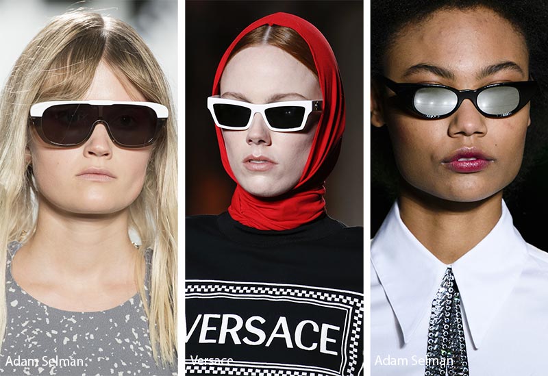 Fall/ Winter 2018-2019 Sunglasses Trends: Black and White Sunglasses