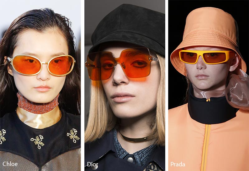Fall/ Winter 2018-2019 Sunglasses Trends: Orange Sunglasses