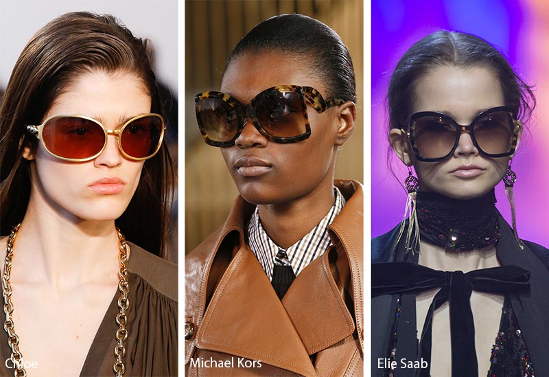 Fall/ Winter 2018-2019 Sunglasses Trends: Oversized Sunglasses