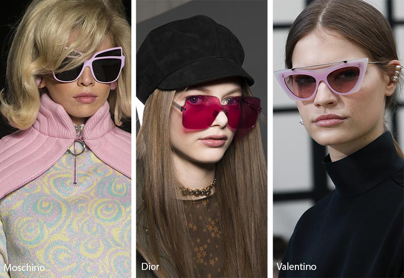 Fall/ Winter 2018-2019 Sunglasses Trends: Pink Sunglasses