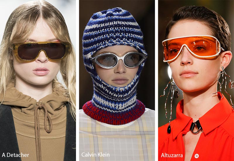 Fall/ Winter 2018-2019 Sunglasses Trends: Retro Futuristic Sunglasses
