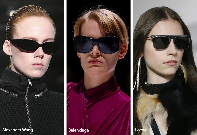 Fall/ Winter 2018-2019 Sunglasses Trends: Sunglasses with Black Lenses