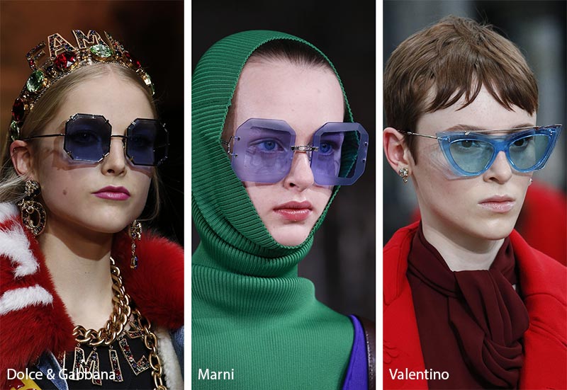Fall/ Winter 2018-2019 Sunglasses Trends: Sunglasses with Colored Lenses