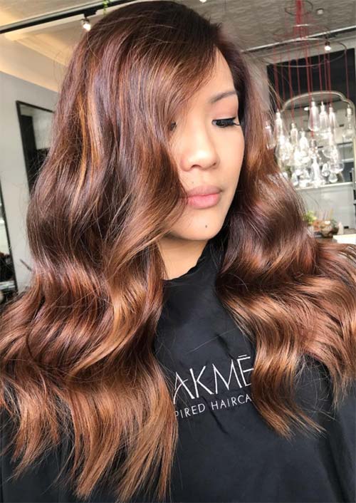 Spring Hair Colors Ideas & Trends: Balayage Espresso Hair