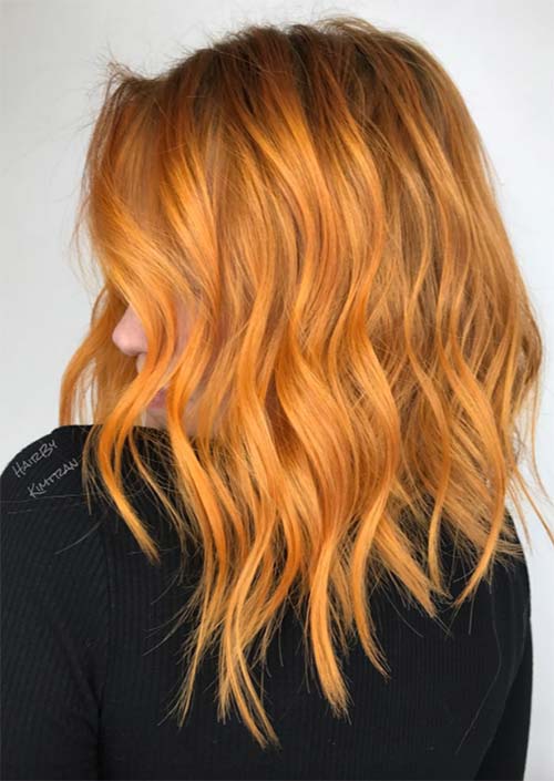 Spring Hair Colors Ideas & Trends: Fire Copper Hair