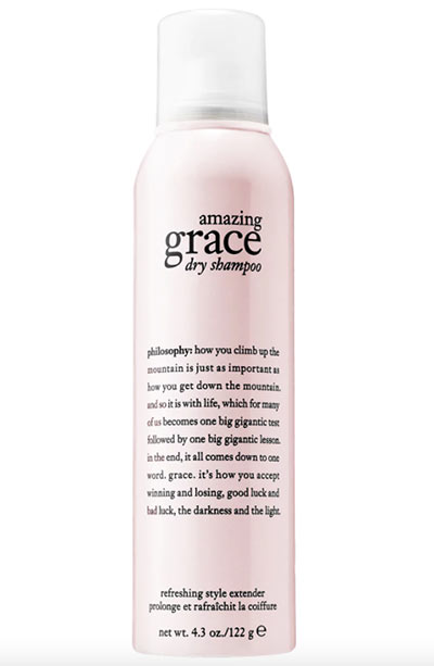 Best Dry Shampoos to Buy: Philosophy Amazing Grace Dry Shampoo
