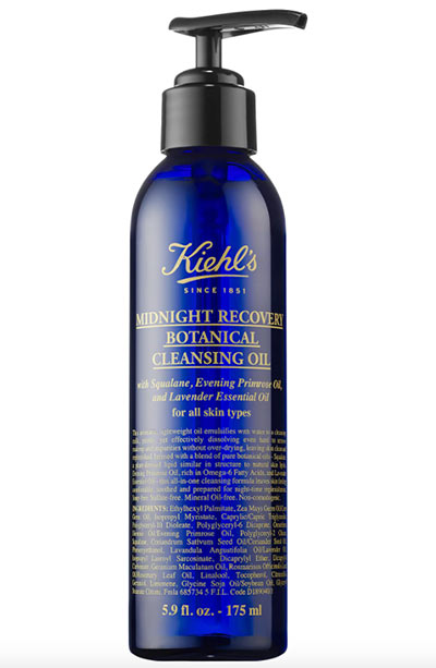 Best Facial Oil Cleansers to Buy: Kiehl’s Since 1851 Midnight Recovery Botanical Cleansing Oil