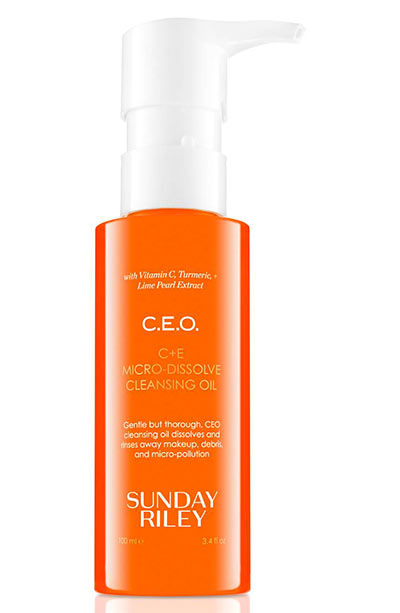 Best Facial Oil Cleansers to Buy: Sunday Riley C.E.O. C + E Micro-Dissolve Cleansing Oil