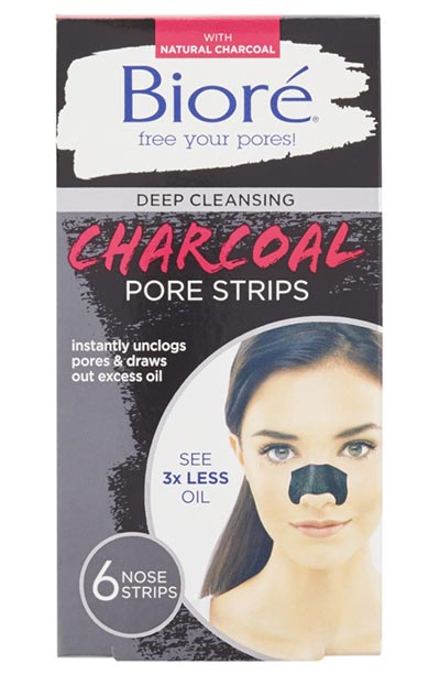 Best Pore Strips/ Nose Strips: Bioré Deep Cleansing Charcoal Pore Strips