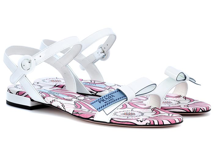 Best Summer Flat Sandals for Women: Prada Flat Sandals