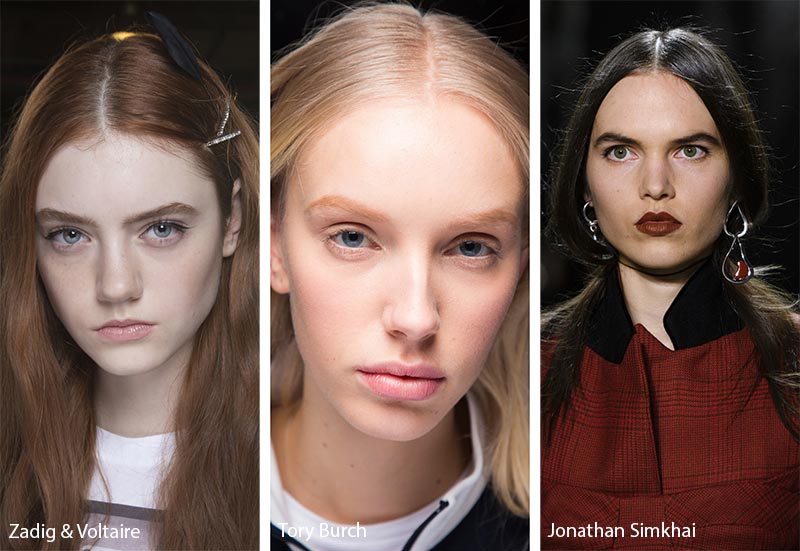 Fall/ Winter 2018-2019 Hairstyle Trends: Center Parts