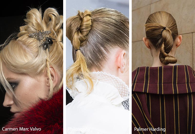 Fall/ Winter 2018-2019 Hairstyle Trends: Chignons & Knots