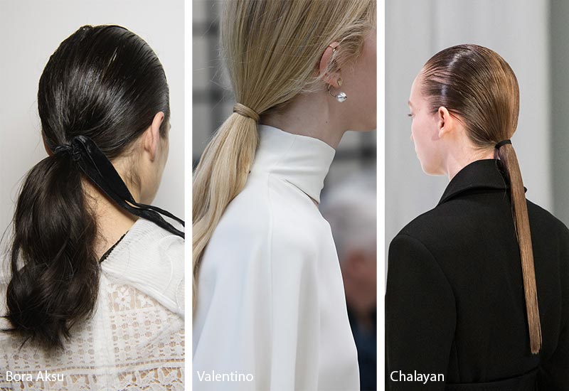 Fall/ Winter 2018-2019 Hairstyle Trends: Ponytails
