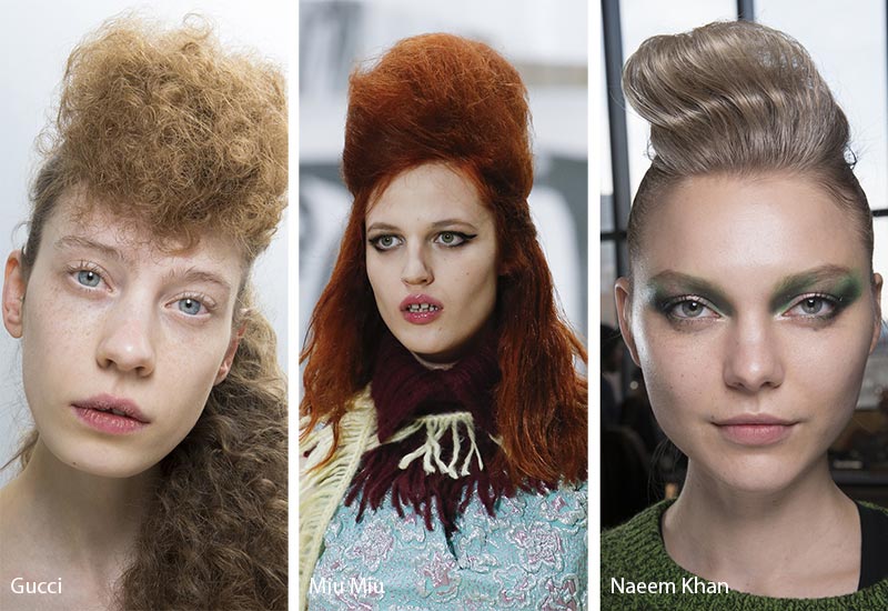 Fall/ Winter 2018-2019 Hairstyle Trends: Teased Pouf Hair