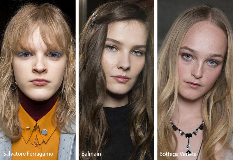 Fall/ Winter 2018-2019 Hairstyle Trends: Tousled, Wavy Hair