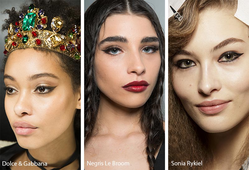 Fall/ Winter 2018-2019 Makeup Trends: Black Eyeliner
