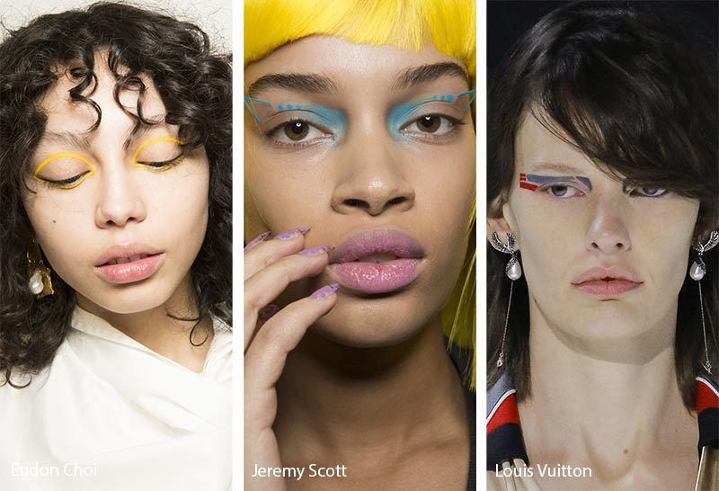 Fall/ Winter 2018-2019 Makeup Trends: Freestyle & Abstract Eyeliner
