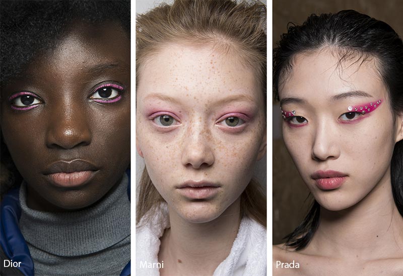 Fall/ Winter 2018-2019 Makeup Trends: Pink Eye Makeup