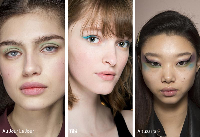 Fall/ Winter 2018-2019 Makeup Trends: Pop of Color Eye Makeup