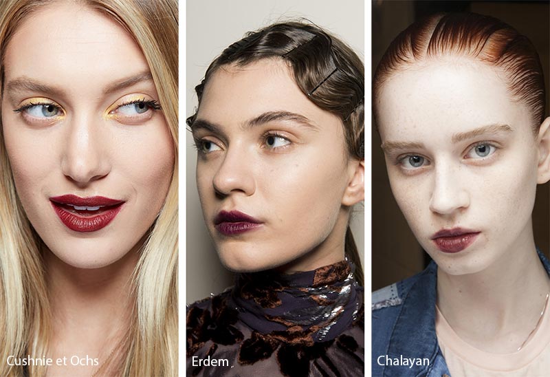 Fall/ Winter 2018-2019 Makeup Trends: Wine Lipstick
