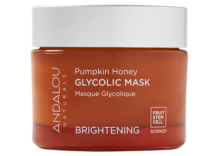 Best AHA/ Glycolic Acid Creams, Serums, Face Wash, Products: Andalou Naturals Pumpkin Honey Glycolic Mask