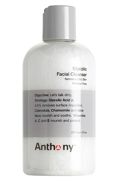 Best AHA/ Glycolic Acid Creams, Serums, Face Wash, Products: Anthony Glycolic Facial Cleanser