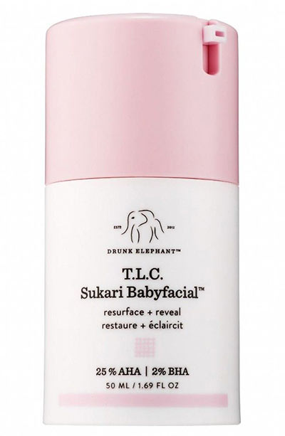 Best Hyperpigmentation Treatment Products to Remove Dark Spots: Drunk Elephant T.L.C. Sukari Babyfacial