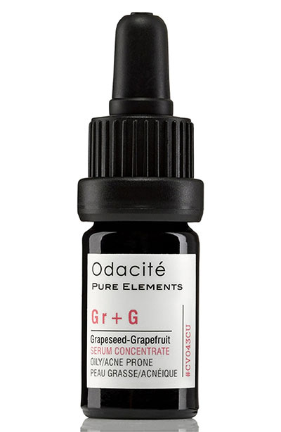 Best Linoleic Acid Skincare Products: Odacité Gr + G Grapeseed-Grapefruit Oily/Acne-Prone Serum Concentrate