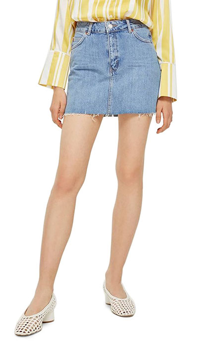 Best Mini Denim Skirts: Topshop Denim Mini Skirt