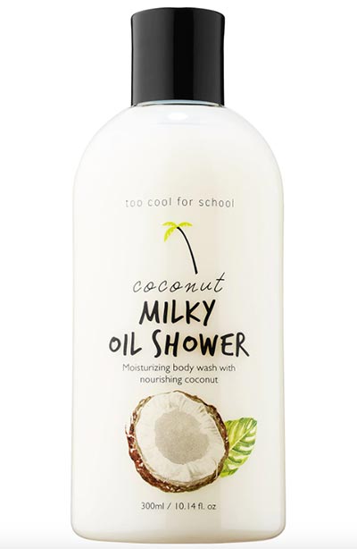 Best Shower & Bath Oils/ Cleansing Oils for Body: Too Cool For School Coconut Milky Oil Shower Moisturizing Body Wash