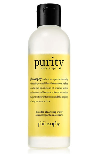 Best Cleansing Micellar Waters: Philosophy Purity Made Simple Micellar Cleansing Water