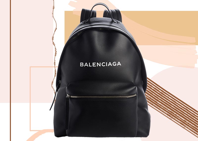 Best Designer Backpacks for Women: Balenciaga Everyday Calfskin Backpack