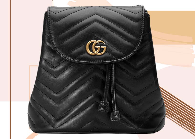 Best Designer Backpacks for Women: Gucci GG Marmont Matelasse Backpack